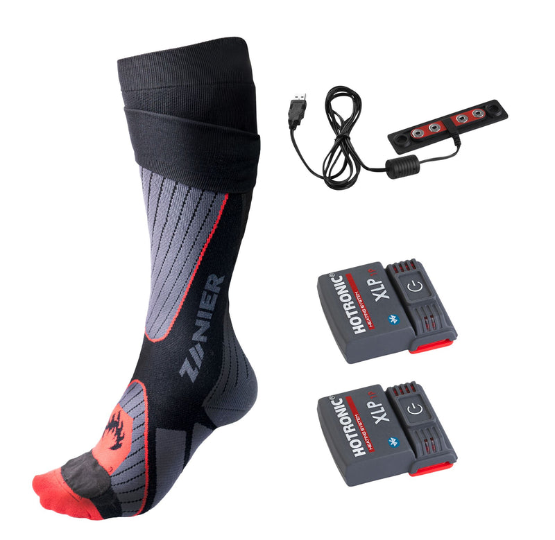 Zanier HEATED SOCKS SET XLP 1P BT
