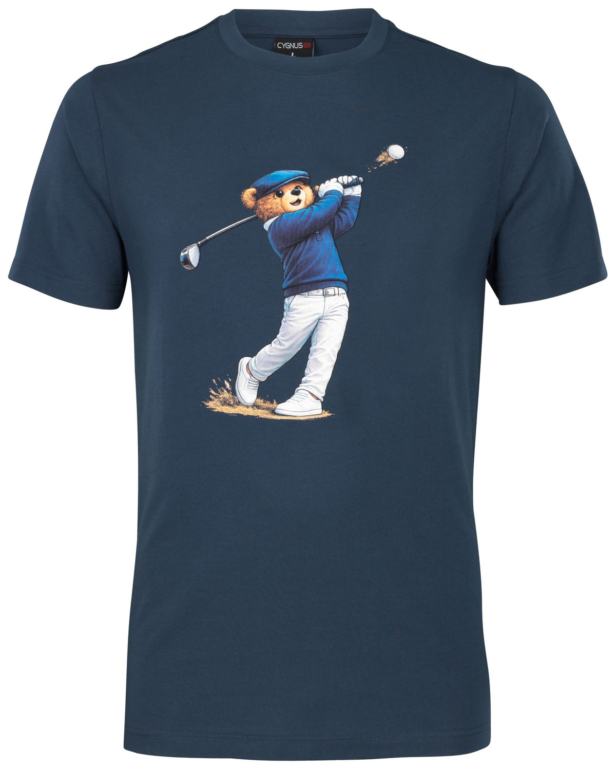 Cygnus ADULT T-SHIRT BEAR – dunkelblau/navy