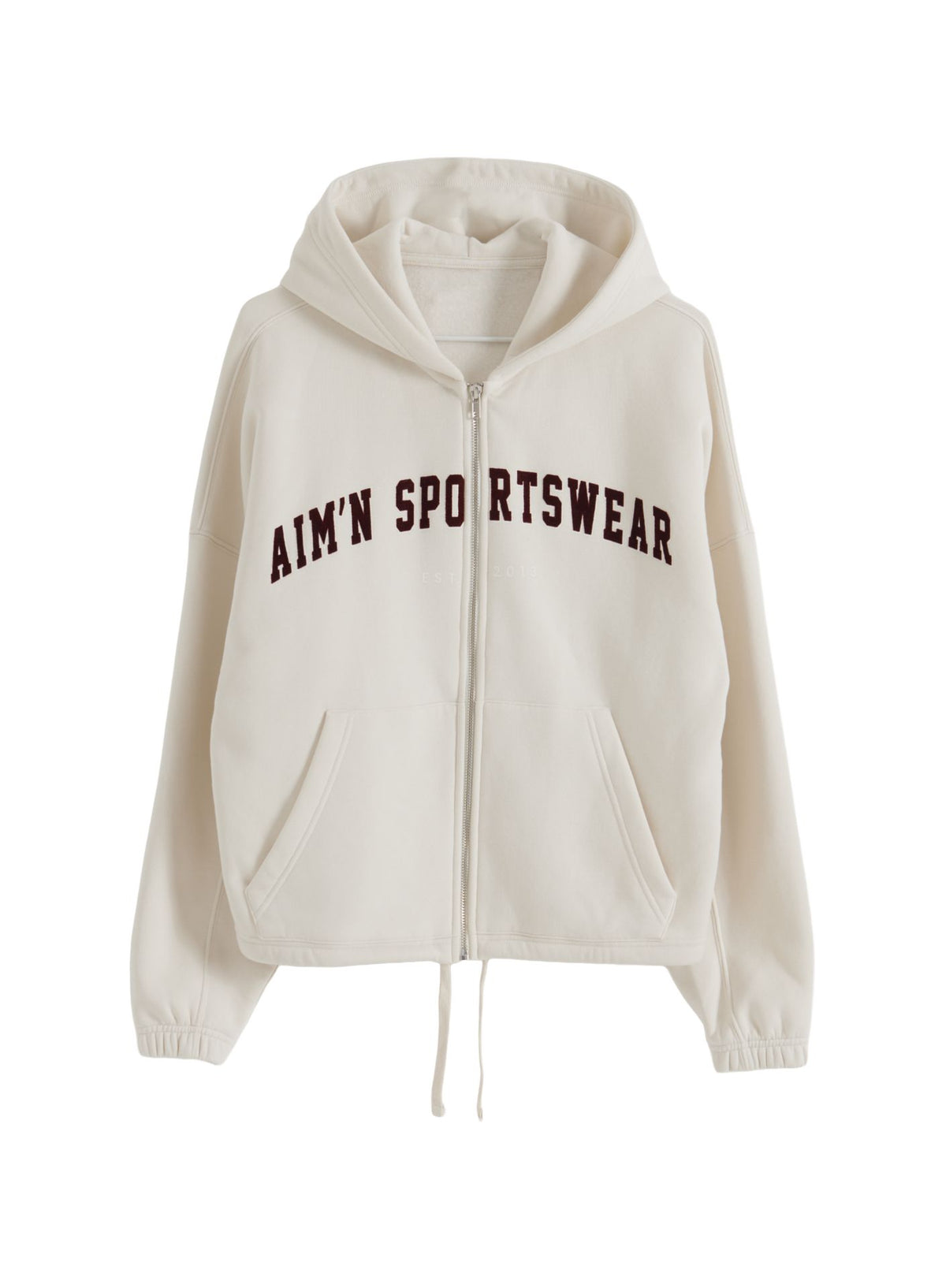 Aimn Varsity Sweat Zip Hood