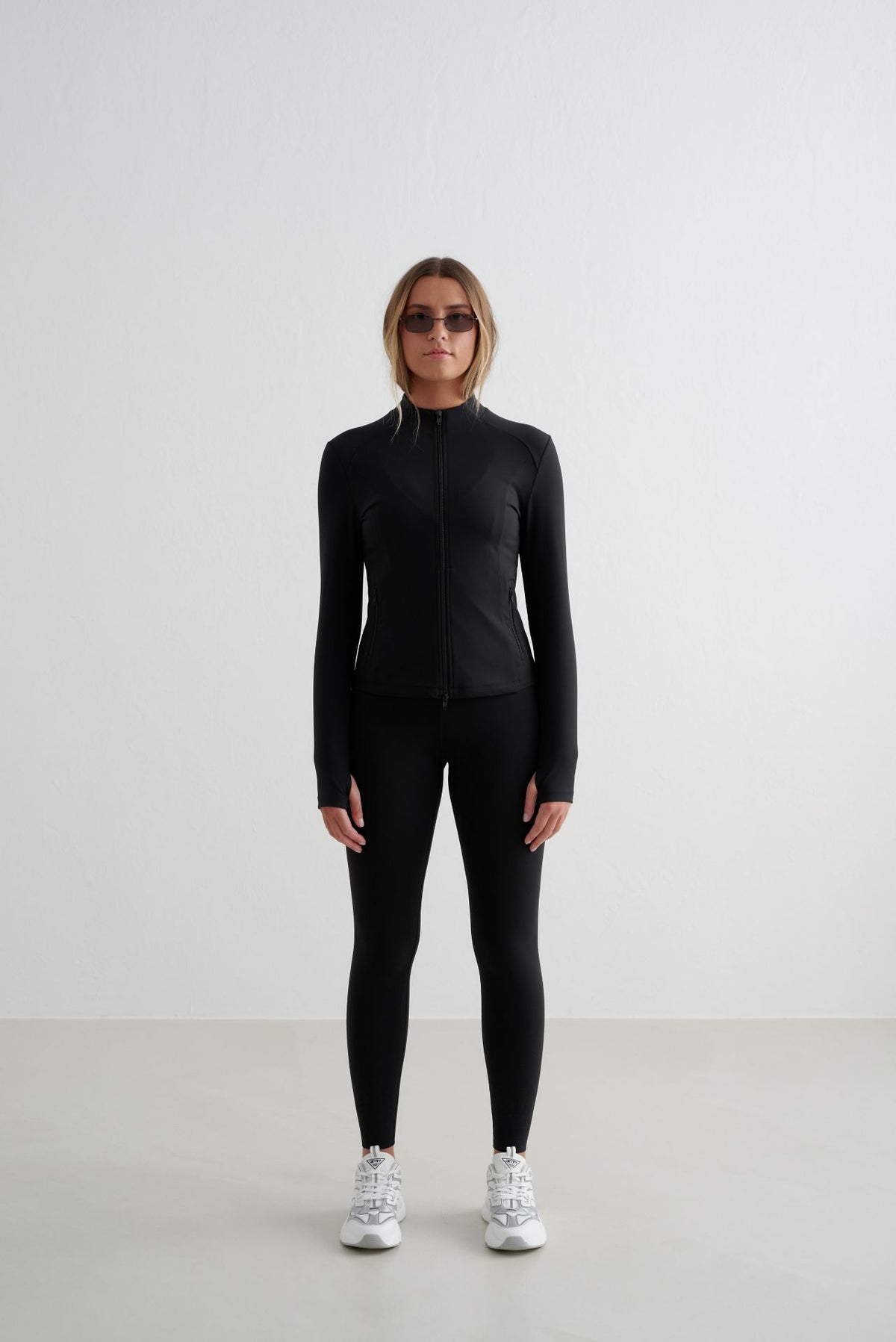 Aimn Sense Zip Jacket – schwarz