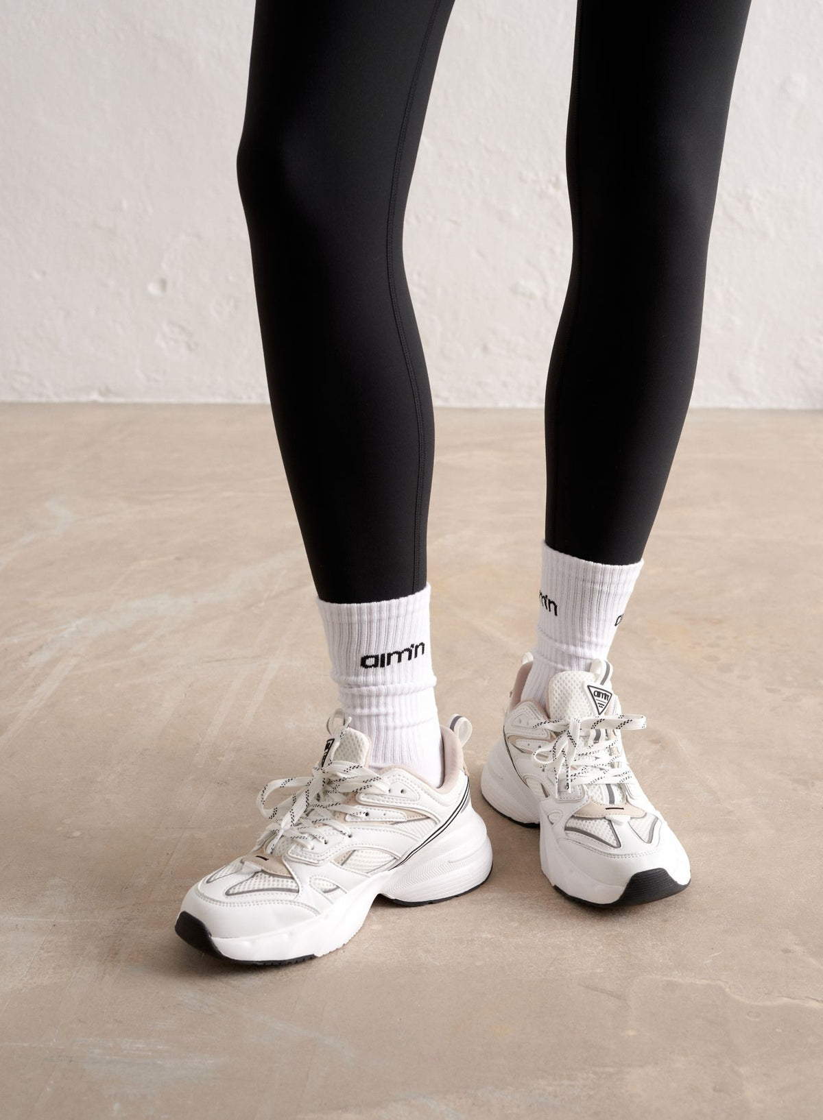 Aimn Logo Socks 3-Pack