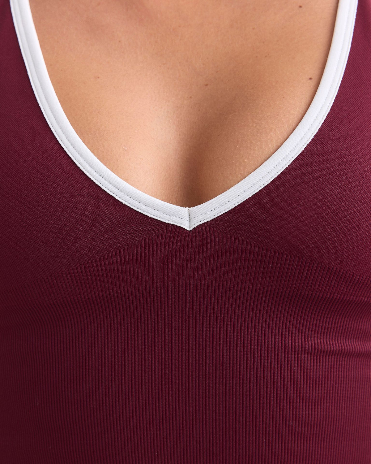 Aimn Shape Seamless Cross  Back Bralette – rot