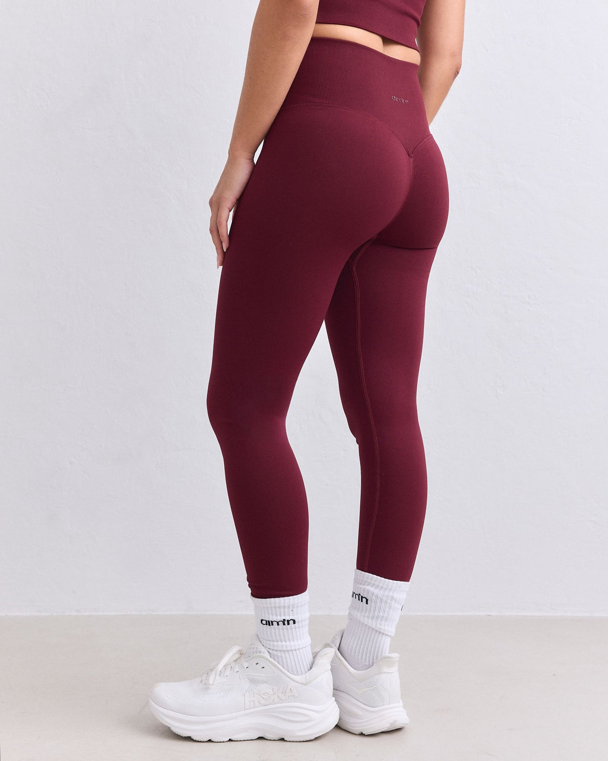 Aimn Shape Seamless Tights – rot