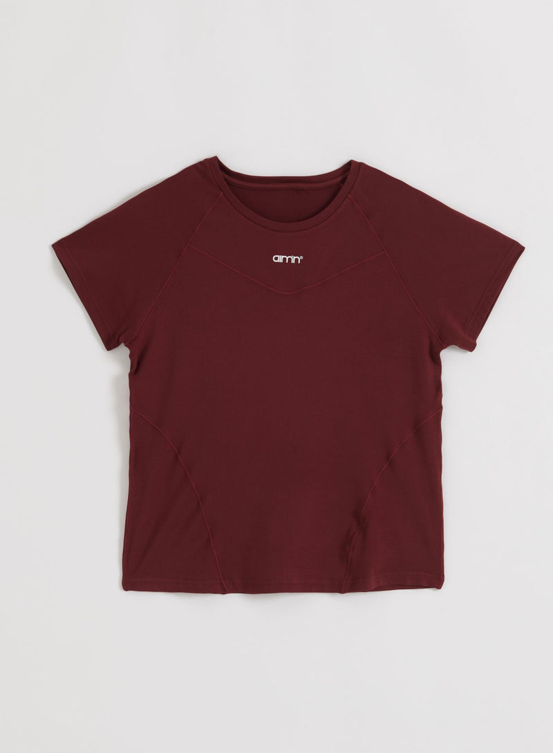 Aimn Soft Basic Short Sleeve