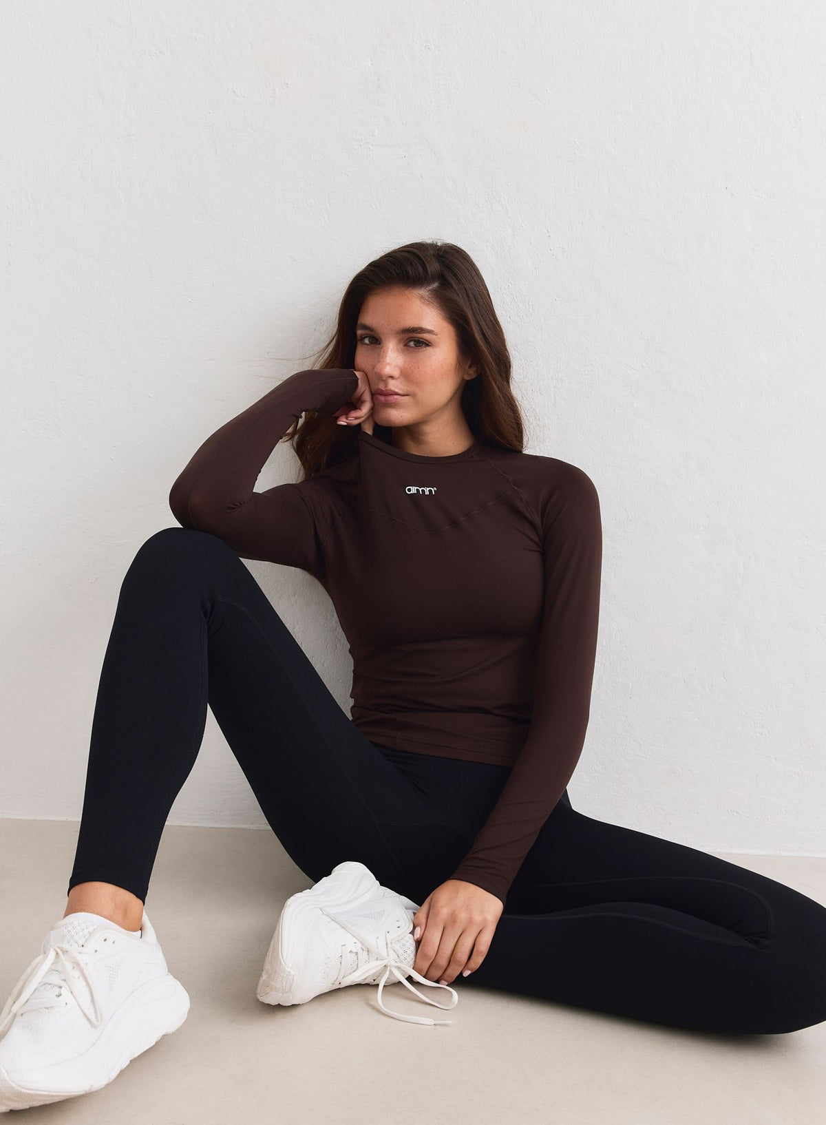 Aimn Soft Basic Long Sleeve – braun