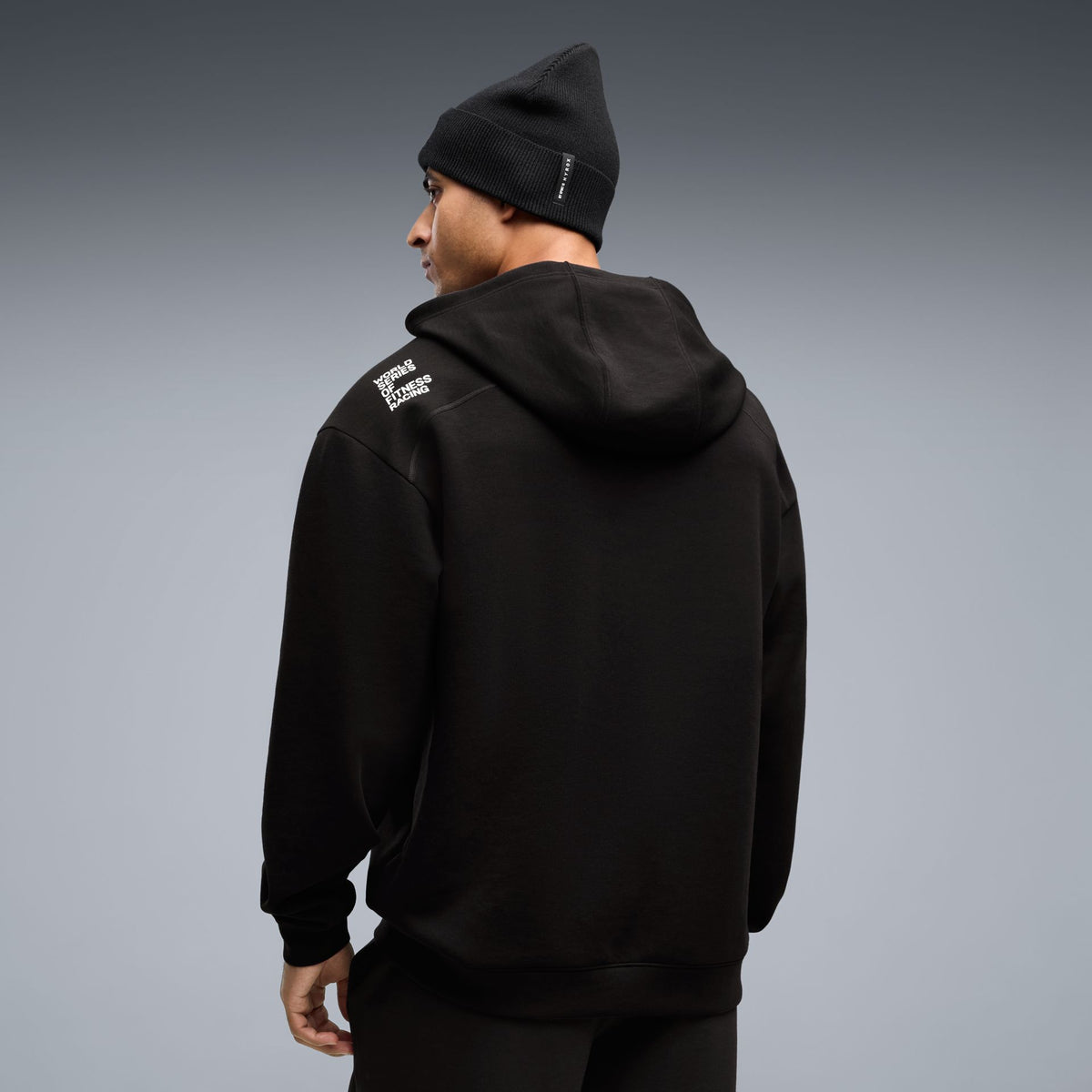 Puma M PUMA X HYROX CLOUDSPUN HOODIE – schwarz