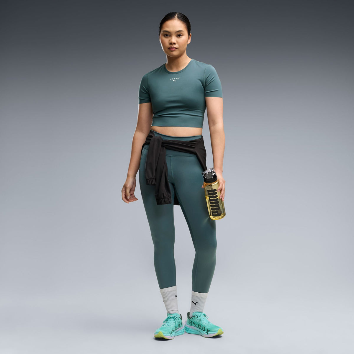 Puma W PUMA X HYROX PWRMODE CROP TEE