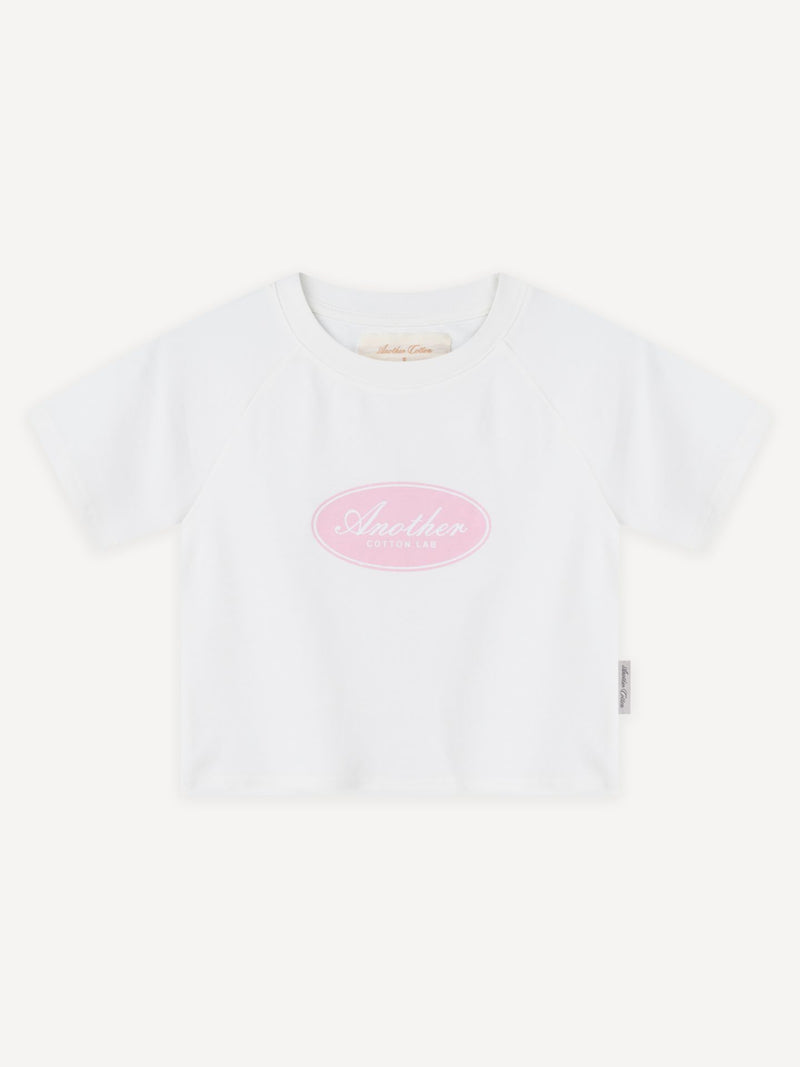 Another Cotton Lab Another Vintage Logo Crop Top