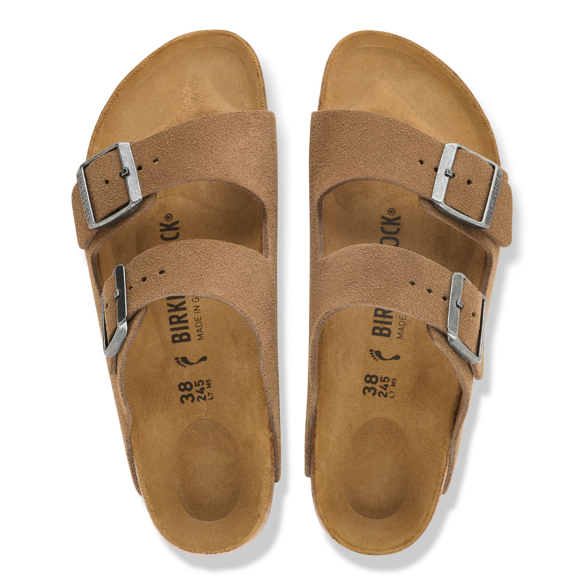 Birkenstock Arizona LEVE Dark Tea – braun