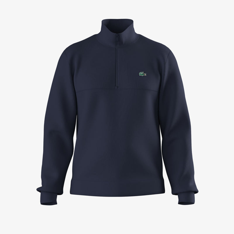 Lacoste High Neck Zipped Double Face Sweatshirt
